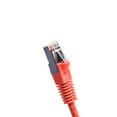 thumbnail image 1 of Cat5E Shielded Ethernet Patch Cable Orange 2ft - Internet Cable Snagless Boot Network Wire - High Speed Ethernet Patch Cable 350MHz FTP Cord - 4 UTP 24AWG Stranded Pure Copper Wire, 1 of 1