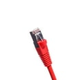 thumbnail image 1 of Cat5E Shielded Ethernet Patch Cable Red 3ft - Internet Cable Snagless Boot Network Wire - High Speed Ethernet Patch Cable 350MHz FTP Cord - 4 UTP 24AWG Stranded Pure Copper Wire, 1 of 1