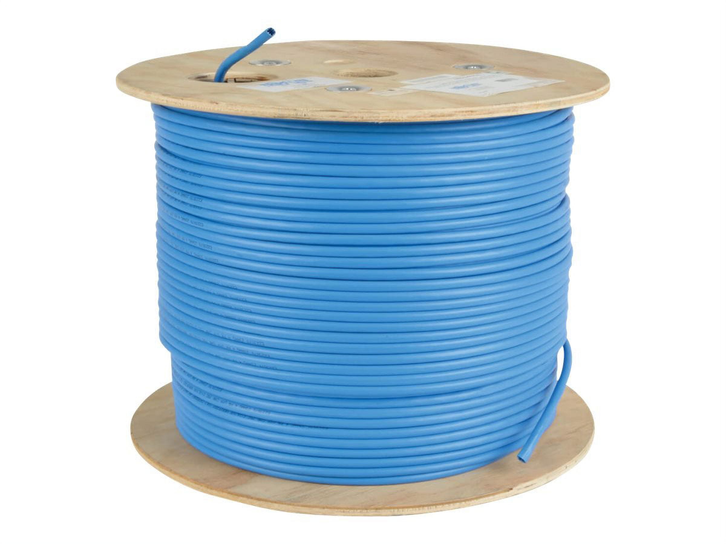 Cat5e 350MHz Bulk Stranded-Core PVC Cable - Blue, 1000-ft., TAA