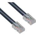 thumbnail image 1 of Cat5e Black Ethernet Patch Cable, Bootless, 2 foot, 1 of 5