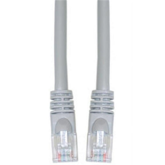 Cat5e Gray Ethernet Crossover Cable Snagless Molded Boot 10 foot