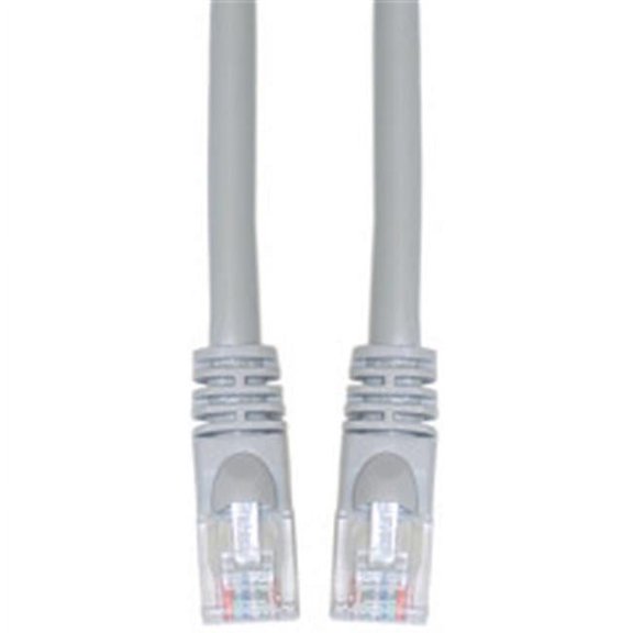 Cat5e Gray Ethernet Crossover Cable Snagless Molded Boot 14 foot