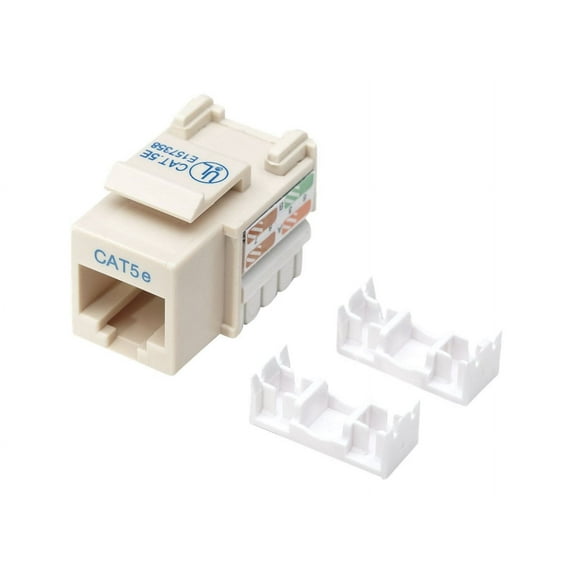 Intellinet Network Solutions Cat5e Keystone Jack UTP Punch-Down Ivory