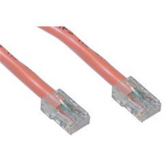 Cat5e Orange Ethernet Patch Cable  Bootless  10 foot