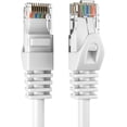 thumbnail image 1 of Cat6 20-Pack of 25FT Network Ethernet Patch Cable, 550Mhz Internet Wire, For Router, Modem, PC, Laptop, TVs, Printer Cord, Consoles, Copper-Clad Aluminum, White, Cables Direct Online, 1 of 8