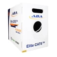 thumbnail image 1 of Cat6 CMP Plenum 550MHz 23AWG UTP, 1000 Feet, Solid 100% Pure Copper, UL CERTIFIED, Easy to Pull (Reelex II) Box, Ethernet Cable, White, Infinity Cable Products, 1 of 4