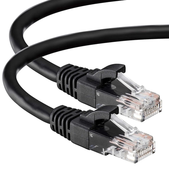 Ultra Clarity Cables, Cat6 Ethernet Cable, 20 feet, Black - Walmart.com