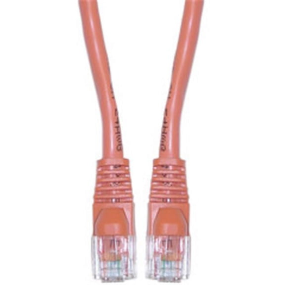 Cat6 Ethernet Patch Cable - Orange - 14 foot