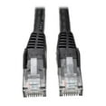 thumbnail image 1 of Cat6 Gigabit Snagless Molded RJ45 Male-Male Patch Cable, Black - 1 ft. - 50-Piece Bulk Pack, 1 of 1