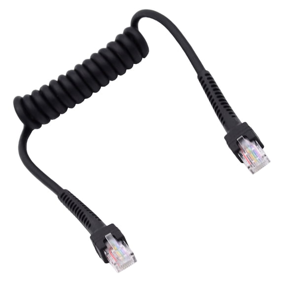 Cat6 Gigabit Spring Ethernet Cable 8 Cored Fast Speed Networking Wire for Security Camera and Router Connection