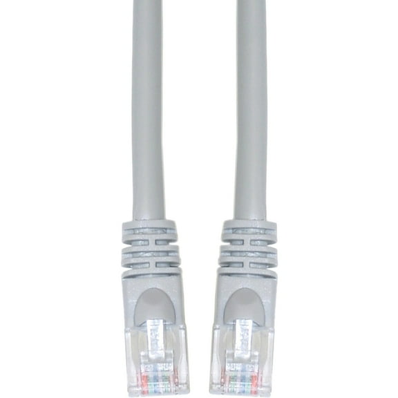 Cat6 Gray Ethernet Patch Cable, Snagless/Molded Boot, 35 foot