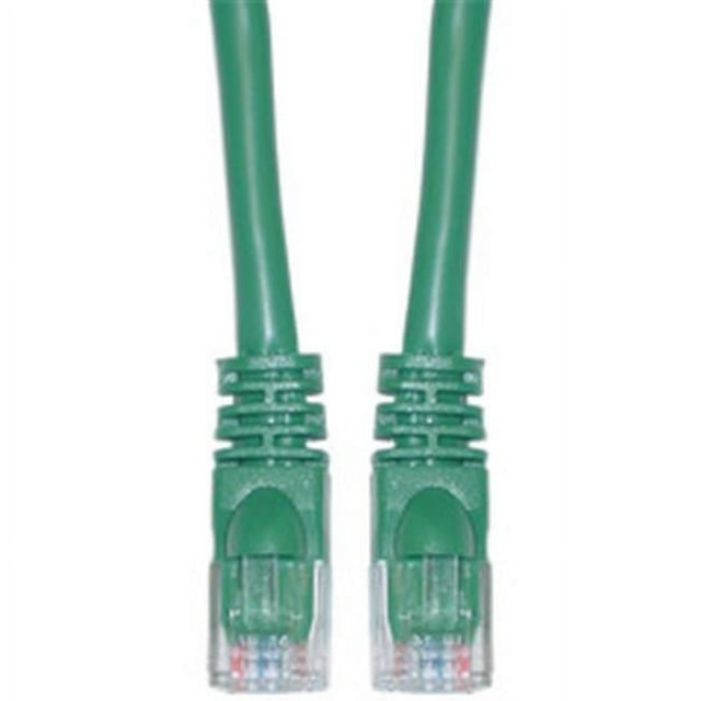 Cat6 Green Ethernet Patch Cable  Snagless Molded Boot  14 foot