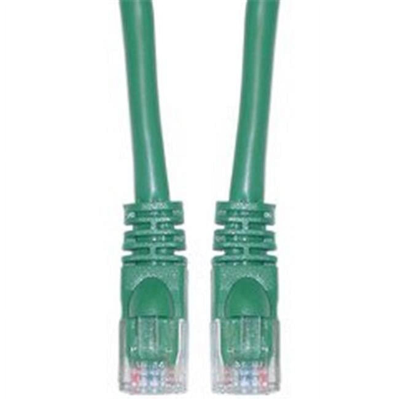 Cat6 Green Ethernet Patch Cable  Snagless Molded Boot  25 foot