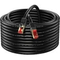 Cat6 Outdoor Cable 15ft,Outdoor Shielded Grounded UV Resistant Waterproof Buriedable