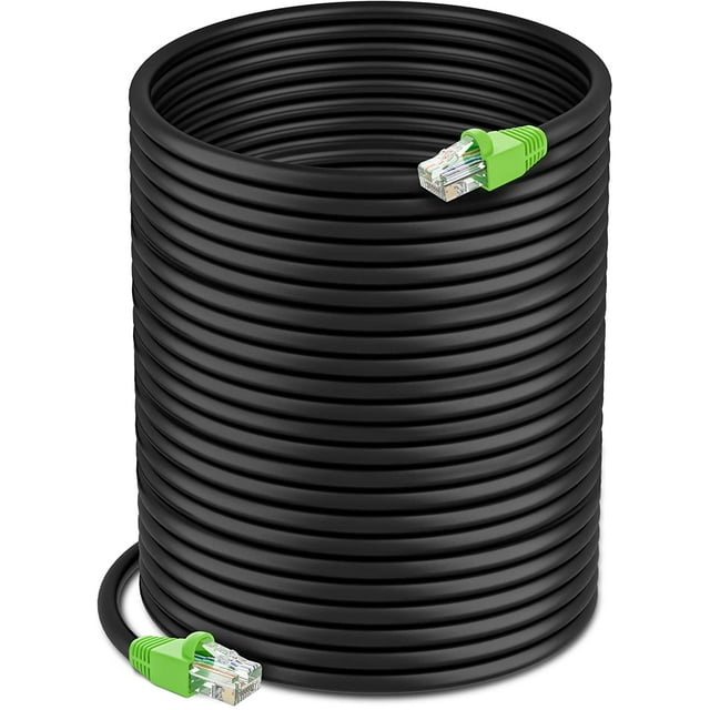 Cat6 Outdoor Cable (250 Feet) CCA Copper Clad, Waterproof