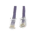 thumbnail image 1 of Cat6 Purple Ethernet Patch Cable, Bootless, 2 foot, 1 of 4