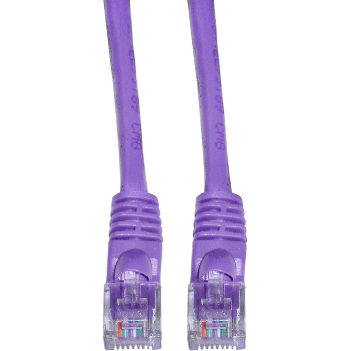 Cat6 Purple Ethernet Patch Cable, Snagless/Molded Boot, 35 foot