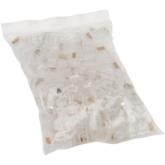 Cat6 RJ-45 Pass-Thru UTP Modular Plug - Pack of 100