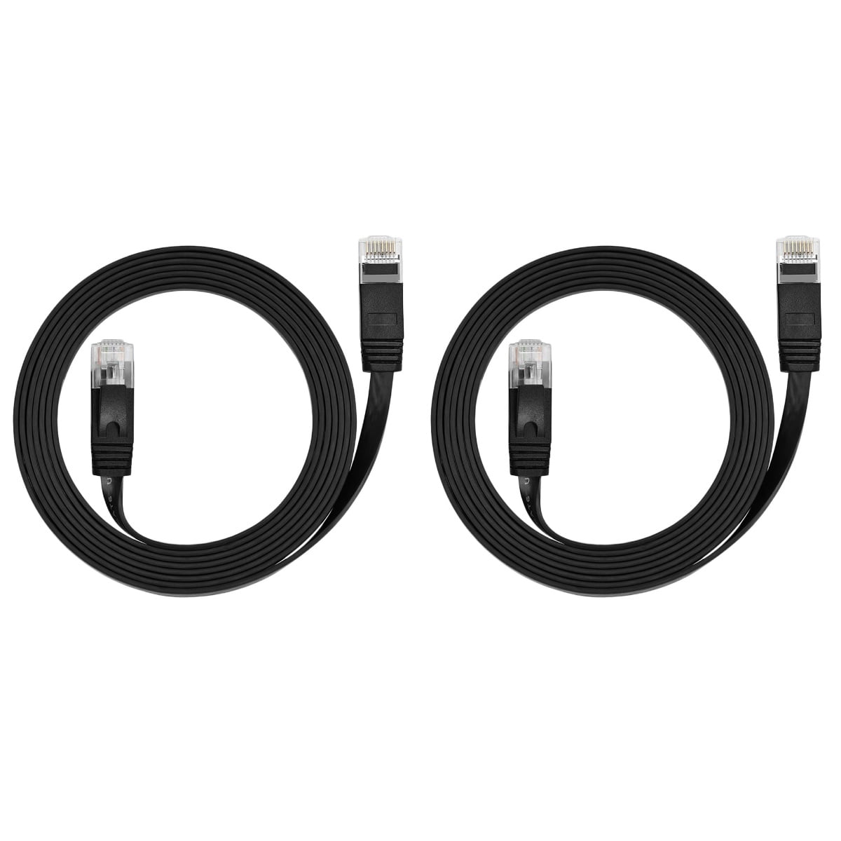 Cat6 Six Types of Cable Jumper Router Cables Wires Long LAN Network 2 Pieces