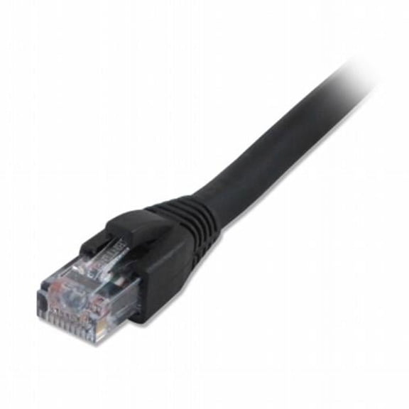 Cat6 Snagless Solid Shielded Black Patch Cable 35 ft.