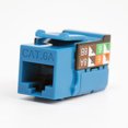 thumbnail image 1 of Cat6A Keystone Jack - 110 Style (Orange) By FireFold, 1 of 1