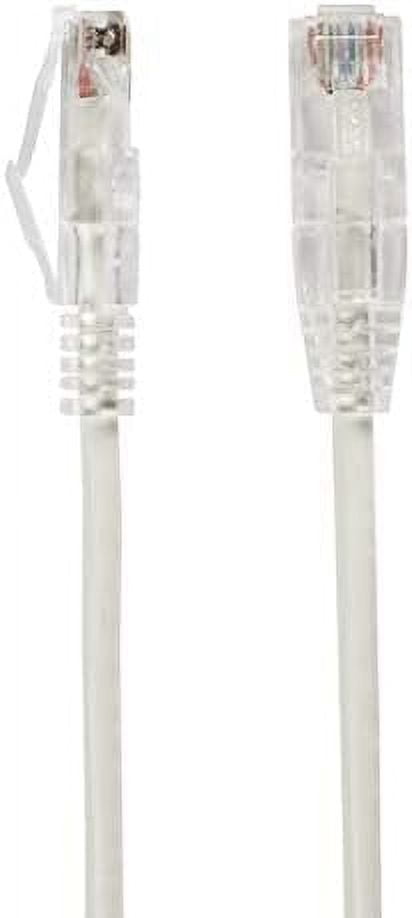 Cat6A Riser CMR Ethernet LAN Data Network Cable, Pure Solid Copper 23 AWG, 4-Pair UTP, 550Mhz, Pass Thru RJ45 Plug with Boot, UL ETL CMR, Assembled in USA (285 ft White)