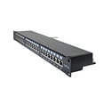 thumbnail image 1 of Cat6A Shielded 24 Port Network LAN Patch Panel 1U Rackmount 110, 1 of 5