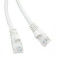 thumbnail image 1 of Cat6A White Ethernet Patch Cable, Snagless - Molded Boot, 500 Mhz, 1 Foot, 1 of 4
