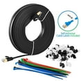 thumbnail image 1 of Ethernet Cable 50ft, (Black) - Cat7 High-Speed LAN Cords for Gaming, Streaming, Router, Modem, PC, PS5, Xbox - Slim & Durable Design (50 Feet), 1 of 6