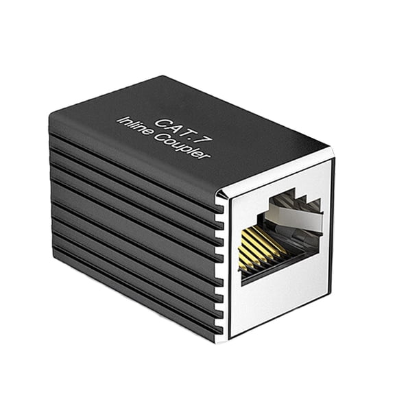 Cat7 Shielded RJ45 Coupler 10Gbps Ethernet Extender, High-Speed Connector for Office/Data Centers & Stable