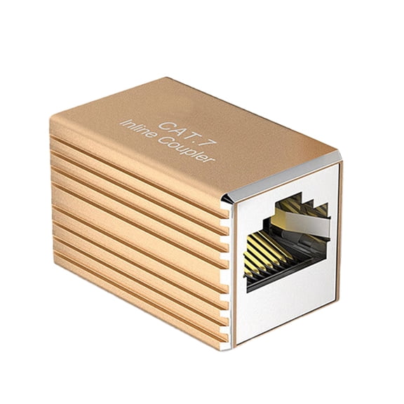 Cat7 Shielded RJ45 Coupler 10Gbps Highly speed Ethernet Extender Ethernet Coupler Connectors for Stable Networking Connection