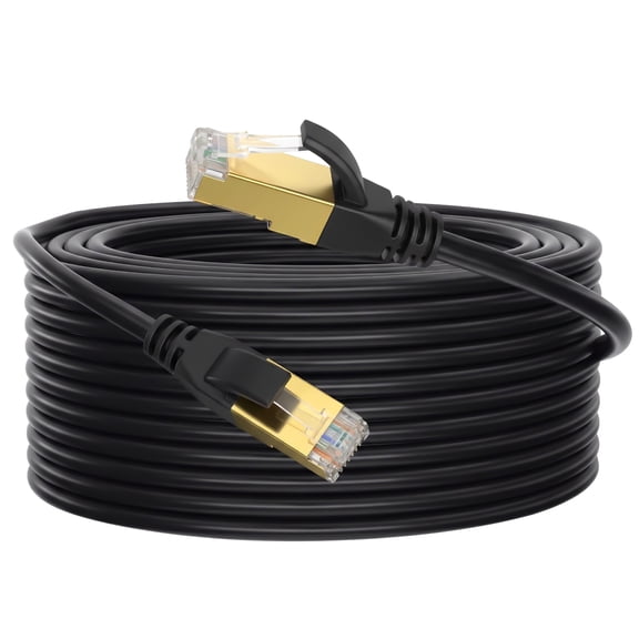 Cat8 Ethernet Cable 3ft High Speed Gaming LAN Network Cable, 40Gbps Gold Plated RJ45 for Xbox, PC, Mac, PS4