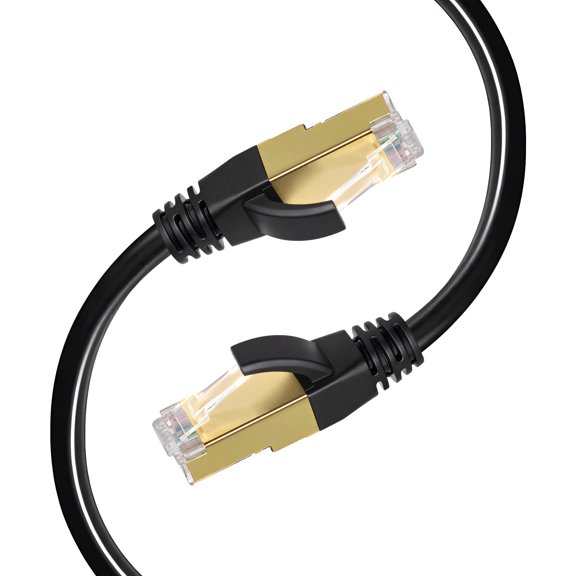 Cat8 Ethernet Cable 6ft High Speed Gaming LAN Network Cable, 40Gbps Gold Plated RJ45 for Xbox, PC, Mac, PS4