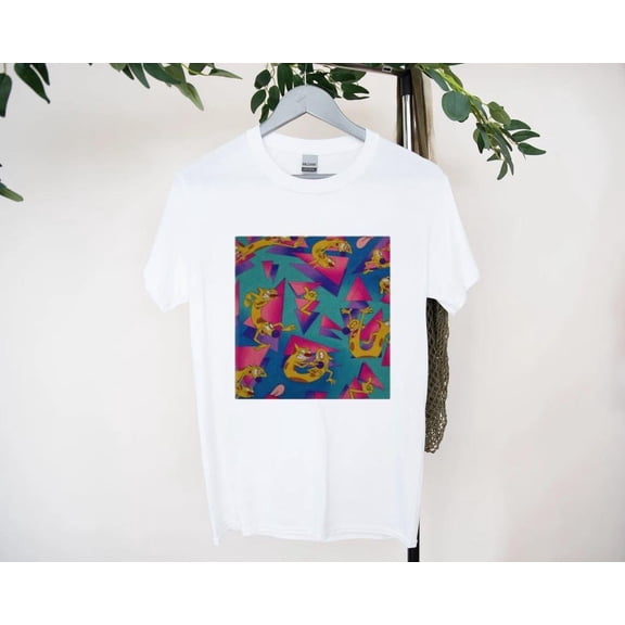 CatDog 90s Pattern Classic Nickelodeon Nostalgia T-Shirt, for men & women, up to size 5XL