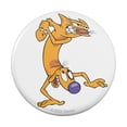 thumbnail image 1 of CatDog Ready to Fight Pinback Button Pin, 1 of 2