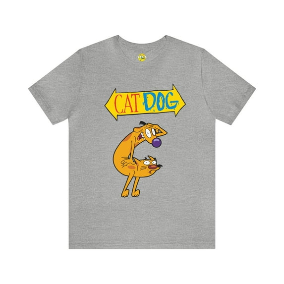 CatDog Retro Cartoon Short Sleeve T-Shirt - '90s Nick Nostalgia Tee