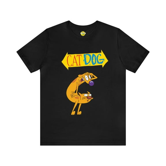 CatDog Retro Cartoon Short Sleeve T-Shirt - '90s Nick Nostalgia Tee
