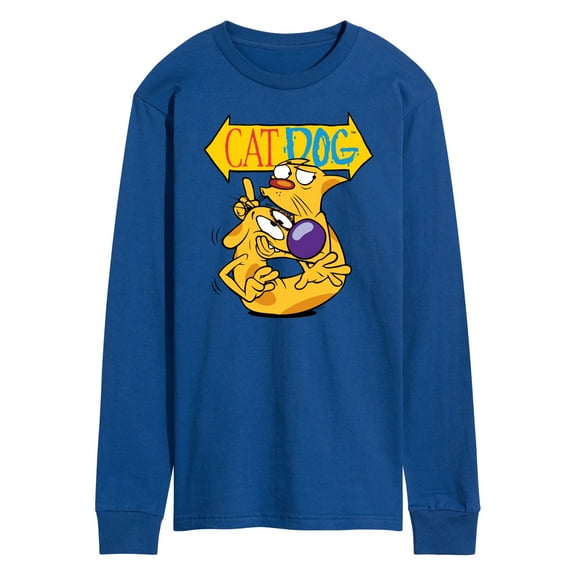 CatDog - Shh! CatDog - Men's Long Sleeve T-Shirt
