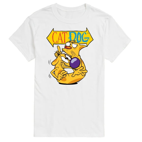 CatDog - Shh! CatDog - Men's Short Sleeve Graphic T-Shirt