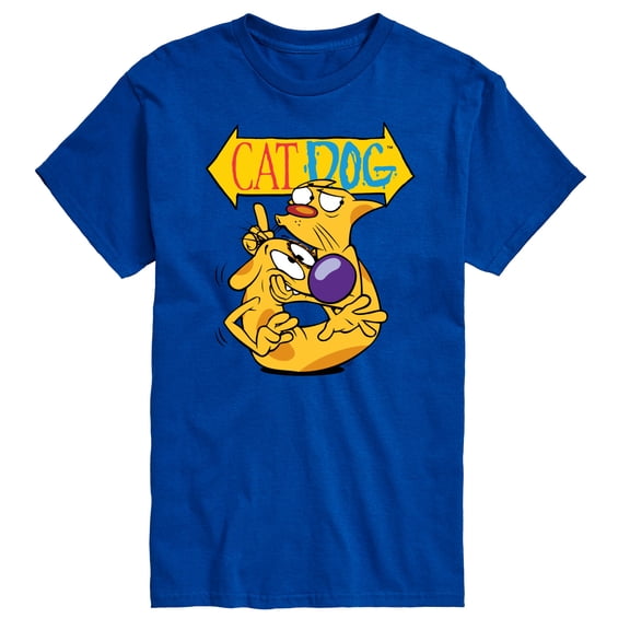 CatDog - Shh! CatDog Men's Short Sleeve Graphic T-Shirt