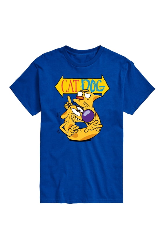 CatDog - Shh! CatDog - Men's Short Sleeve Graphic T-Shirt