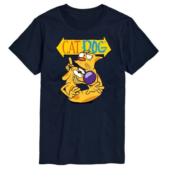 CatDog - Shh! CatDog - Men's Short Sleeve Graphic T-Shirt