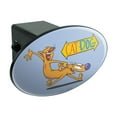 thumbnail image 1 of CatDog Yee Haw! Oval Tow Trailer Hitch Cover Plug Insert, 1 of 1