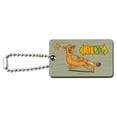 thumbnail image 1 of CatDog Yee Haw! Wood Wooden Rectangle Keychain Key Ring, 1 of 3