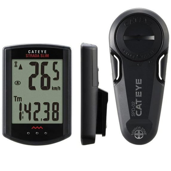 CatEye Strada Slim Wireless Cycling Computer - CC-RD310W Matte Black