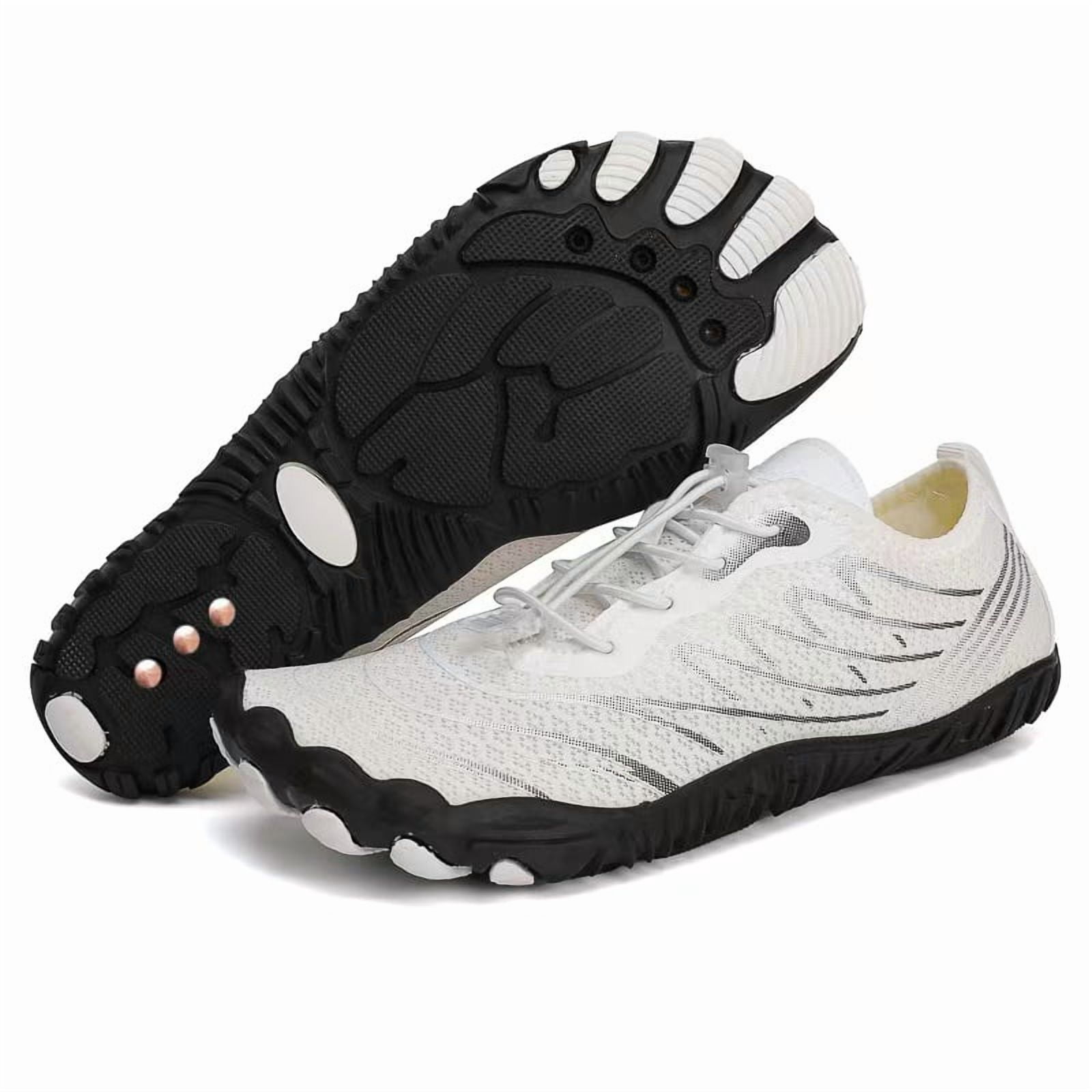 CatFox Grounding Barefoot Shoes with Copper, Waterproof Quick Dry Hiking Shoes for Men Women Non-Slip Arch Support Wide Toe Box