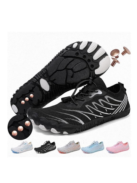Grounding Barefoot Shoes with Copper, Waterproof Quick Dry Hiking Shoes for Men Women Non-Slip Arch Support Wide Toe Box