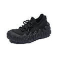 thumbnail image 1 of CatFox Women's Walking Shoes Sock Sneakers 2025 New Mesh Lace Up Air Cushion Lady Girls Modern Jazz Dance Easy Shoes Platform Loafers, 1 of 23