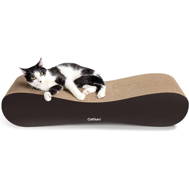CatGuru Cat Scratcher Lounge, Reversible Cat Scratching Board
