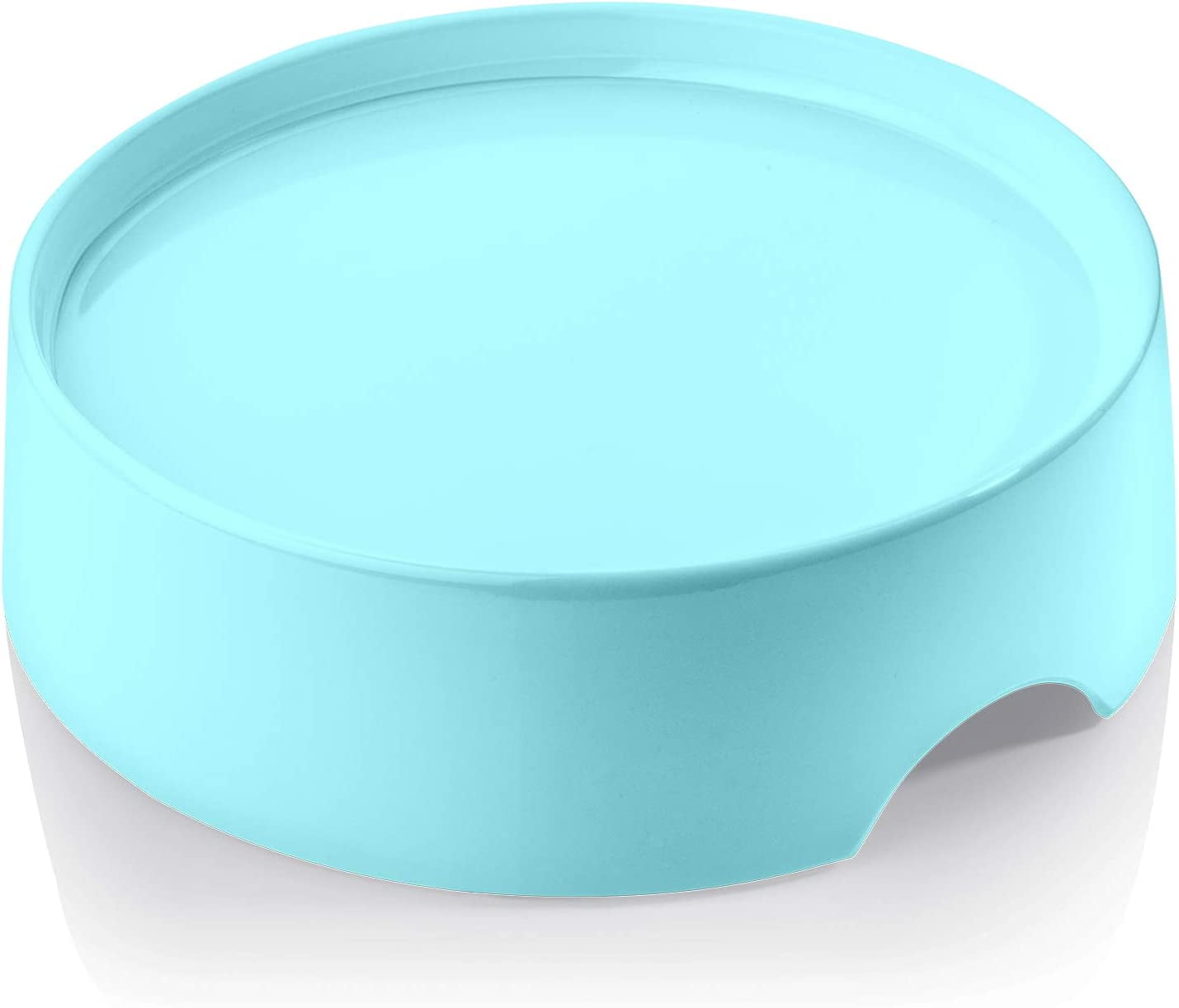 Aruba Blue Elevated Cat Feeder with Non-Slip Base